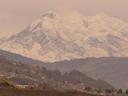 Mount Illampu, always hovering over eastern La Paz.